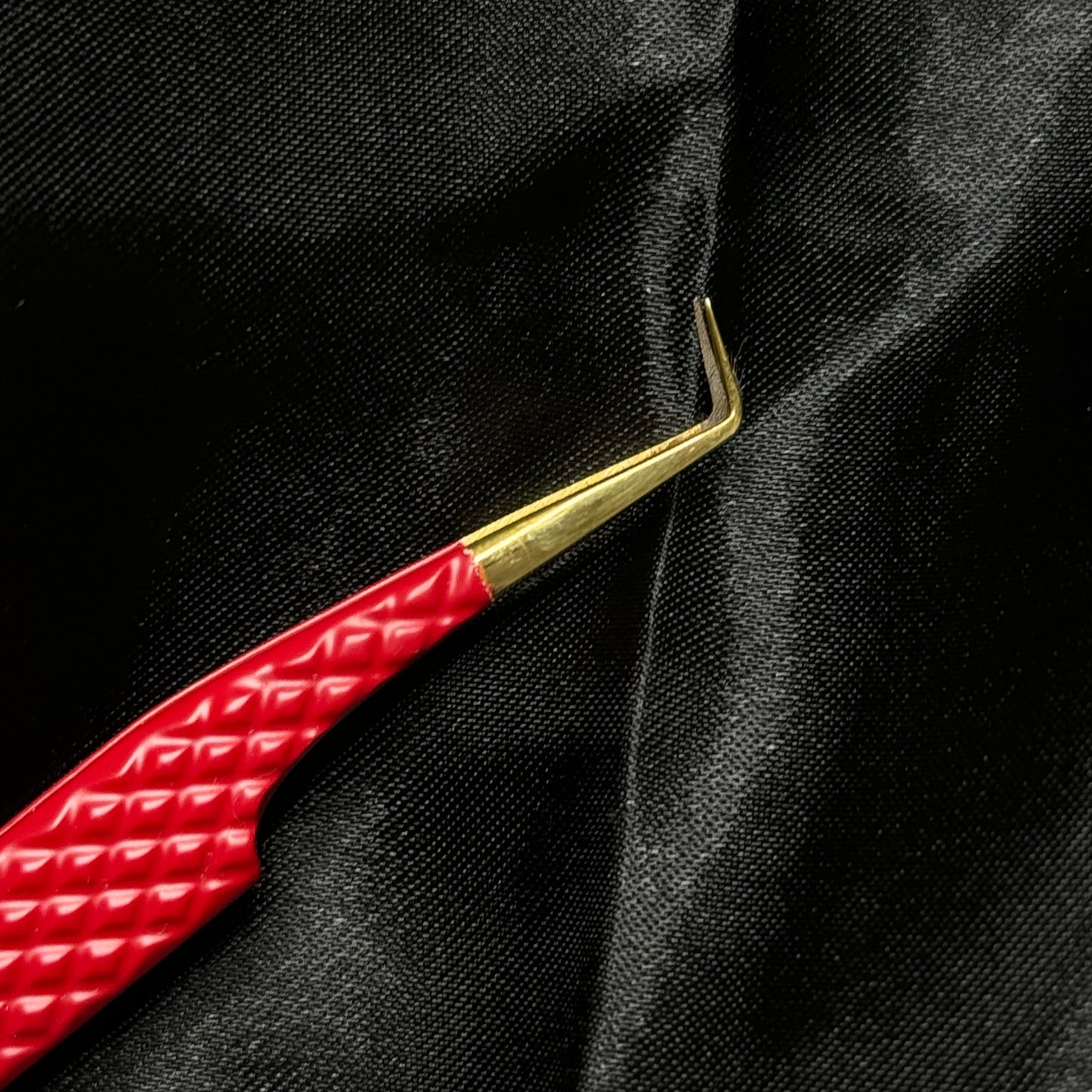 (90 degree) Rose Fiber Tip Volume Tweezer