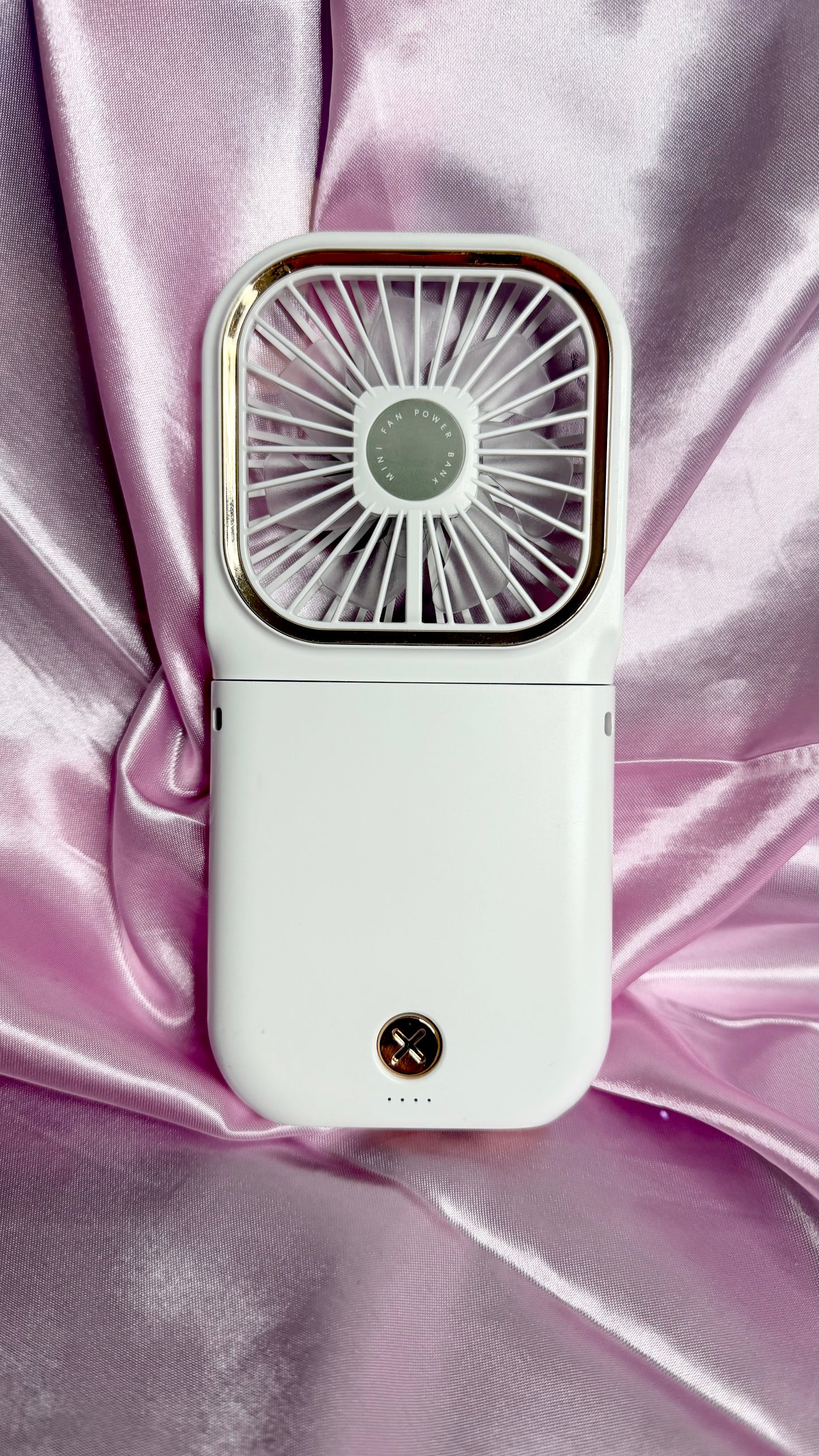 5 in 1 MINI FAN, PORTABLE CHARGER, PHONE STAND, HANDHELD FAN, ETC..