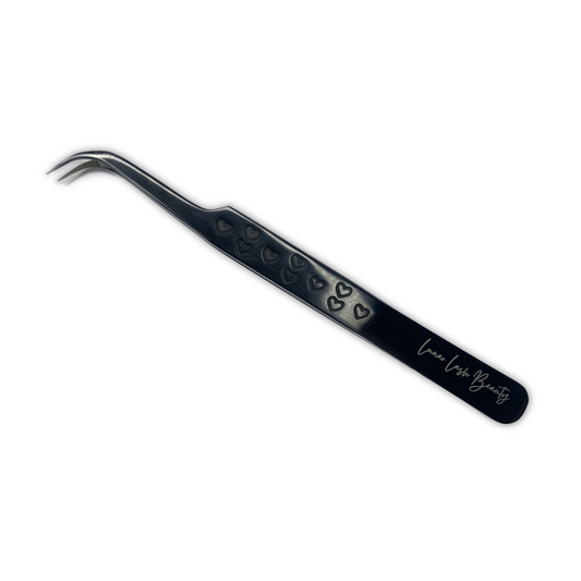 Fiber Tip Curved Tweezer