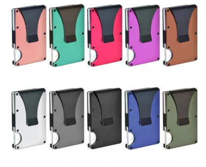 Personalized Aluminum Slim Wallet-RFID Blocking